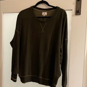 Sundry designer Dark Olive Crewneck small/medium